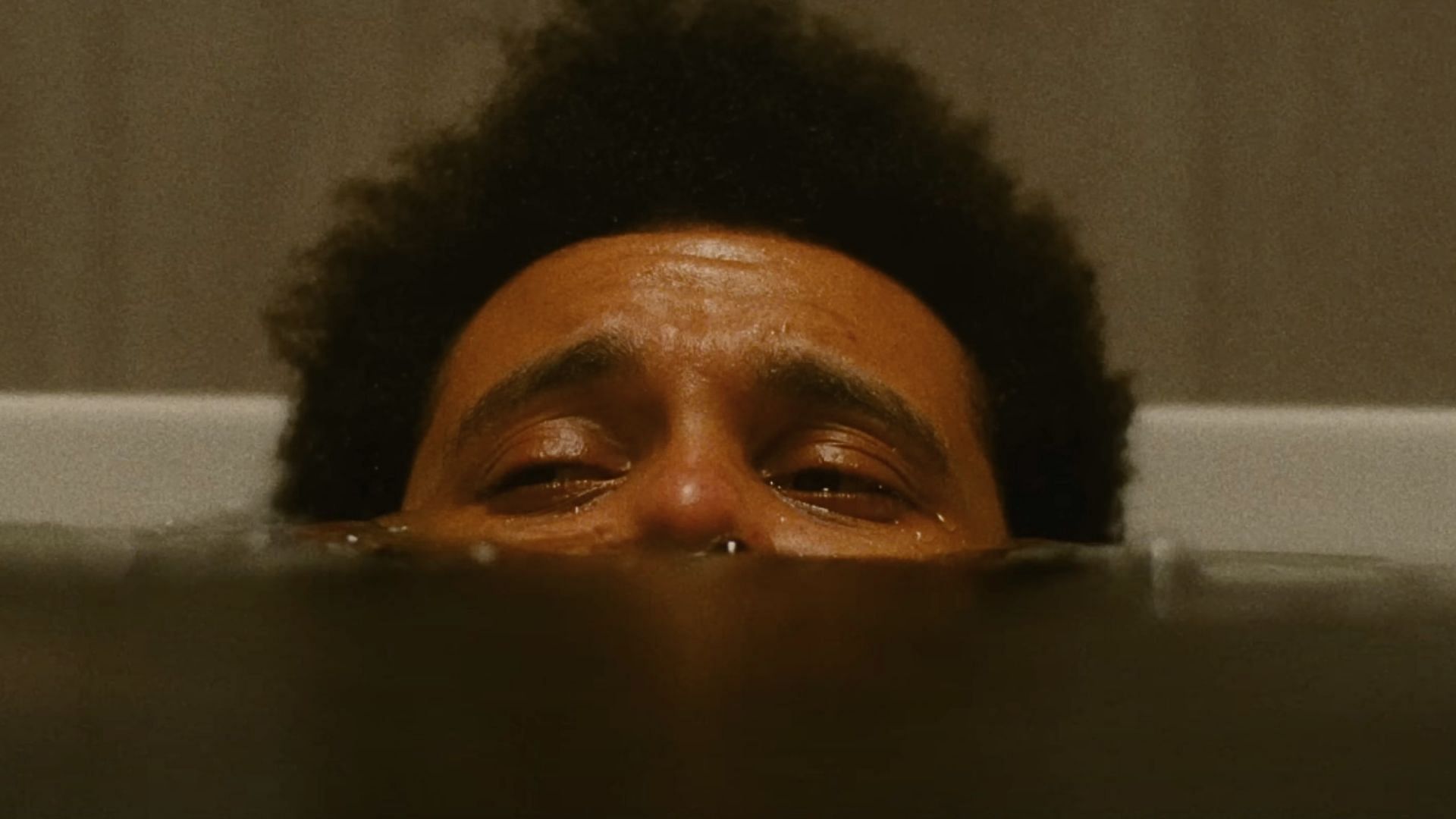 Abel’s struggle with his psyche: A still from Hurry Up Tomorrow (Image via Lionsgate Movies)